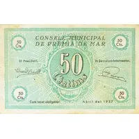 50 Céntimos Premià de Mar