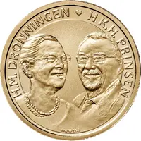 20 Kroner - Margrethe II Royal Golden Wedding