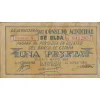 1 Peseta Elda