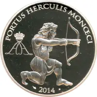 10 Euros - Albert II Hercules archery