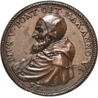 Medal - Pius V Jesus Christ