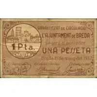 1 Peseta Breda