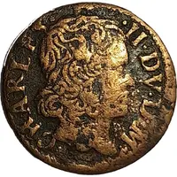 Denier Tournois - Charles II 2nd type