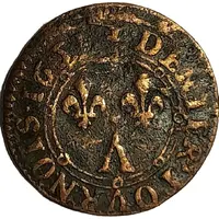Denier Tournois - Charles II 2nd type