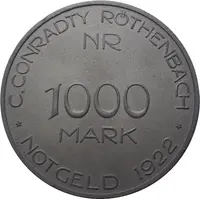 1000 Mark - Röthenbach C. Conradty