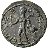 Tetrassarion - Maximinus I ЄT A ANЄMOVPIЄωN, Anemurium