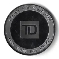 1 oz Silver TD Bank, Year of the Snake