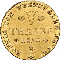 5 Thalers - Jérôme Bonaparte