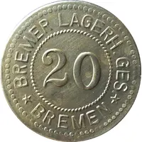 20 Pfennig - Bremen Bremer Lagerh. Ges.
