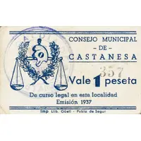 1 Peseta Castanesa