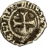 Obol with mitre - Eustace of Levis