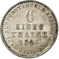 ⅙ Thaler - William II and Frederick William