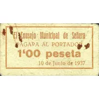 1 Peseta Señera