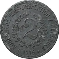 2 Mark - Gladbeck Kriegsgefangenen Lager K.B.J. 2