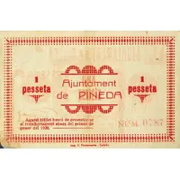 1 Peseta Pineda