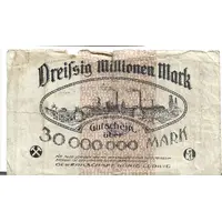 30 000 000 Mark Gewerkschaft König Ludwig