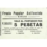 5 Pesetas Cieza