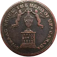 1/2 Penny Sir Issac Brock
