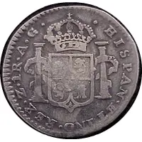 1 Real - Fernando VII Zacatecas - Royalist Coinage