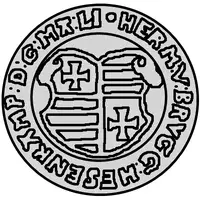 1/2 Mark - Hermann von Brüggeneye and Wilhelm von Brandenburg Riga