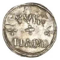 1/2 Penny - Edward the Elder Small Cross type