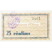 25 Céntimos Oliana