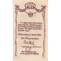 20 Heller Sitzenberg