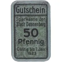 50 Pfennigs Sparkasse