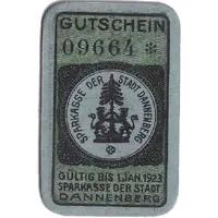 50 Pfennigs Sparkasse