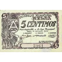 5 Céntimos Gelsa