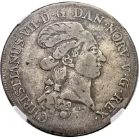 1 Speciesthaler / 60 Schilling Courant - Christian VII