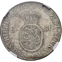 1 Speciesthaler / 60 Schilling Courant - Christian VII