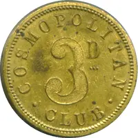 Token - Wanganui Cosmopolitan Club 3D Club Check