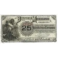 25 Centavos El Banco Mexicano