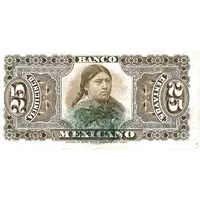 25 Centavos El Banco Mexicano