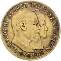 3 Mark - Louis III Golden Wedding Anniversary - Pattern