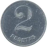 2 Pesetas - Cooperativa Económica Arenyense