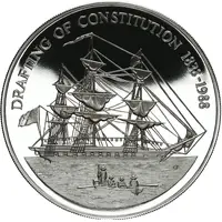 50 Dollars - Elizabeth II Drafting of Constitution