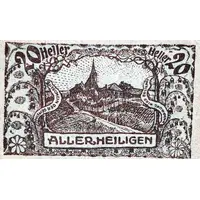 20 Heller Allerheiligen, Brown obverse