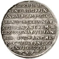 1/2 Thaler Death of Louis