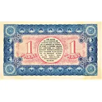 1 Franc - Chambre de Commerce de Chambéry 73