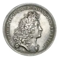 Construction of the Hetzgarten in Berlin - Frederick III