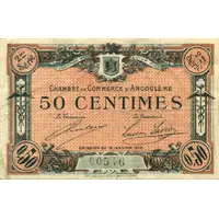 50 Centimes - Chambre de commerce d'Angoulème [16] <2ème série>
