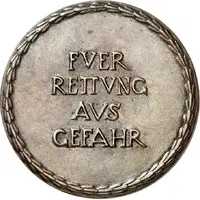 Award medal for rescue from danger Bremen