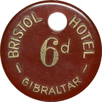6 Pence Bristol Hotel, Gibraltar