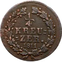 1/4 Kreuzer - Frederick William and Frederick August Joint Coinage