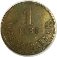 1 Peso - Miramar Coffee harvester token