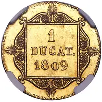 1 Ducat - Frederick August of Usingen and Frederick William of Weilburg