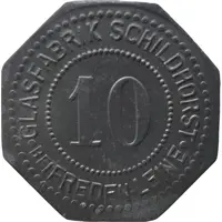 10 Pfennig - Freden am Leine Glasfabrik Schildhorst