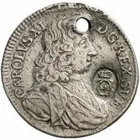 2 Mark - Carl XII Countermark, type 1